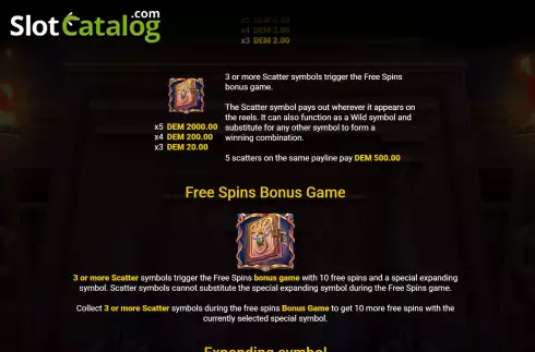 Scatter and FS feature screen. Book of Wealth slot