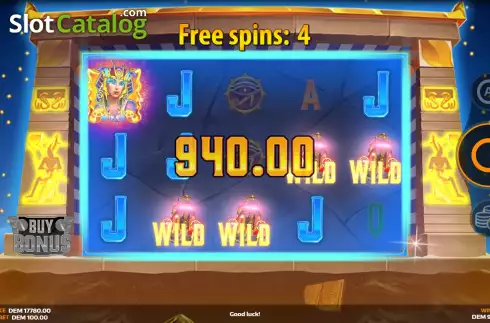 Free Spins Win Screen 3. Mighty Egypt Riches slot