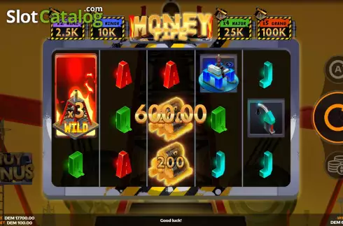 Win Screen. Money Pipe (Mancala Gaming) slot