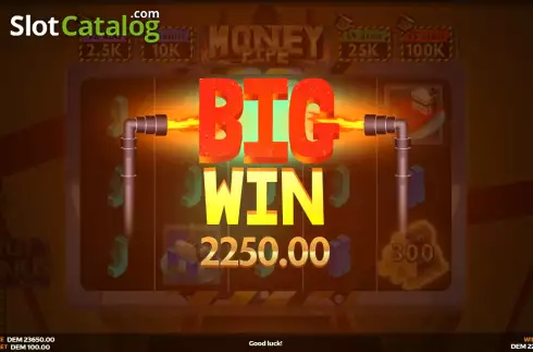 Win Screen 4. Money Pipe (Mancala Gaming) slot