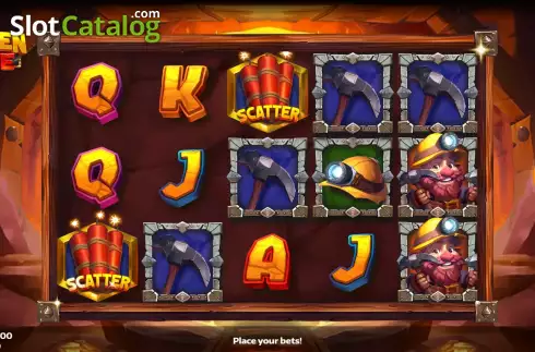 画面2. Golden Mine カジノスロット