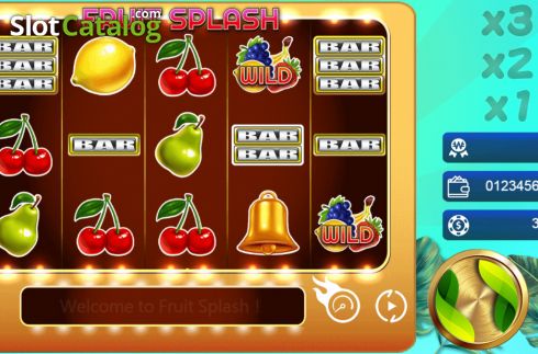 Reel Screen. Fruit Splash (Manna Play) slot