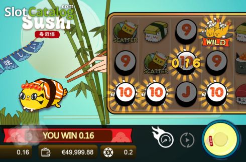 Bildschirm5. Cat Sushi slot