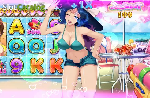 Bonus Game Screen. Bikini Queens Dating slot