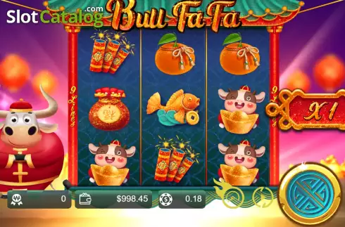 Game Screen. Bull Fa Fa slot