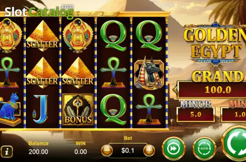 Captura de tela2. Golden Egypt (Manna Play) slot