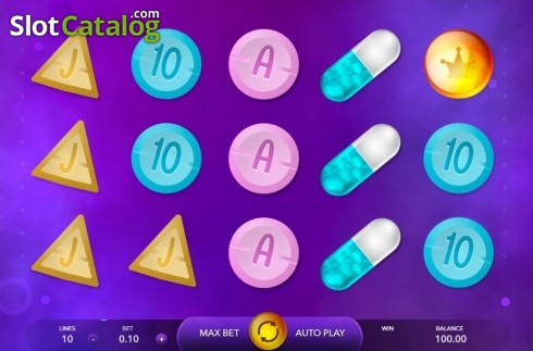 Reel Screen. Purple Pills slot