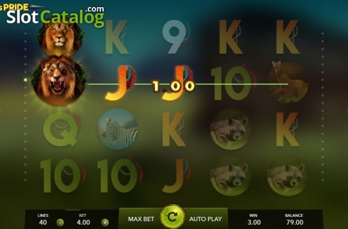 Captura de tela3. Lion's Pride (Mascot Gaming) slot