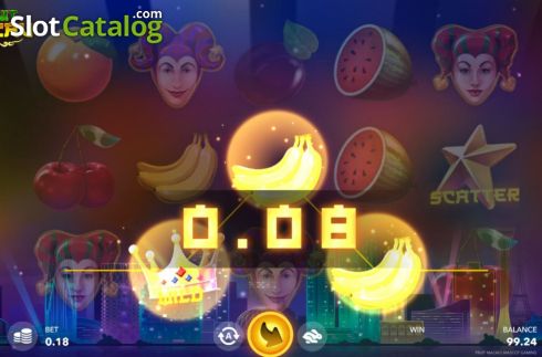 Win Screen 4. Fruit Macau slot