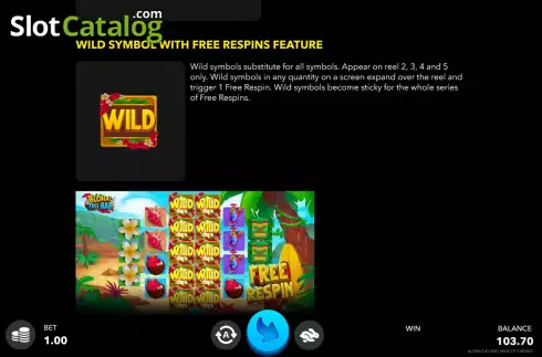 Wild feature screen. Aloha! Tiki Bar slot