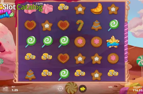 Bonus Win screen. The Candy Crush slot