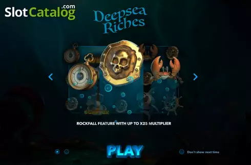 Bildschirm2. Deepsea Riches slot