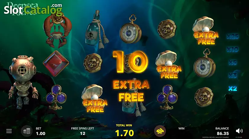 Deepsea Riches Free Spins