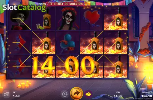 Bildschirm7. La Fiesta De Muertos slot