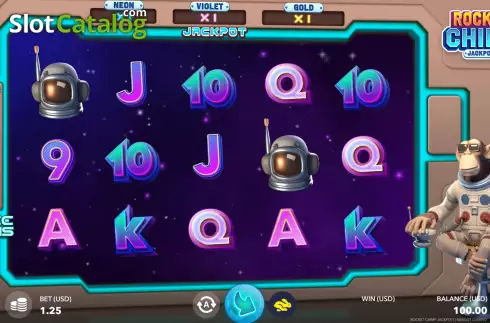 Bildschirm3. Rocket Chimp Jackpot slot