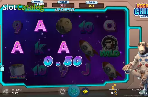 Bildschirm5. Rocket Chimp Jackpot slot