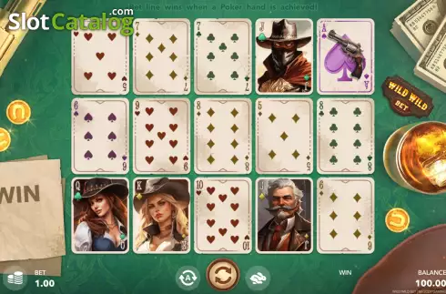 Game screen. Wild Wild Bet slot