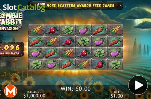 Skärmdump3. Zombie Rabbit slot