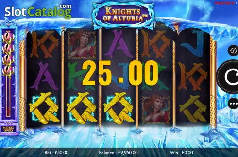 Bildschirm3. Knights of Alturia slot