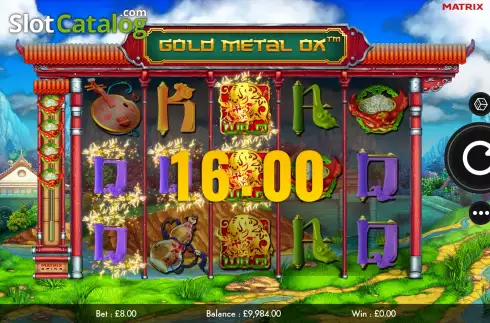 画面4. Gold Metal Ox カジノスロット