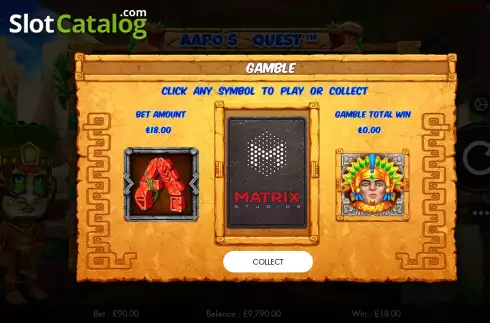 Gamble. Aapo's Quest slot