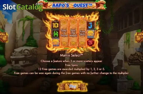 Features. Aapo's Quest slot