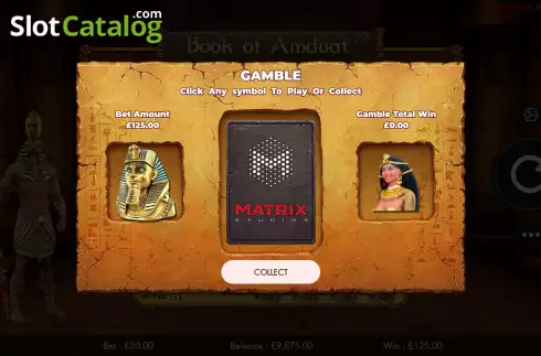 Gamble. Book of Amduat slot