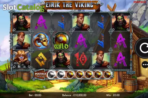 Reel Screen. Eirik the Viking slot