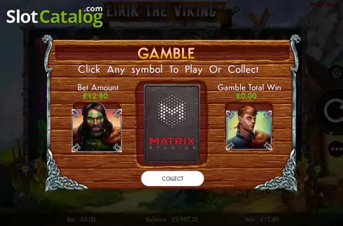 Gamble. Eirik the Viking slot