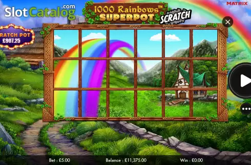 Scratch Card Mode. 1000 Rainbows Superpot slot