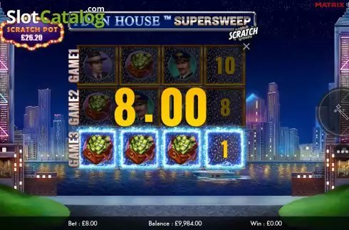 画面5. 1 Don House Supersweep Scratch カジノスロット