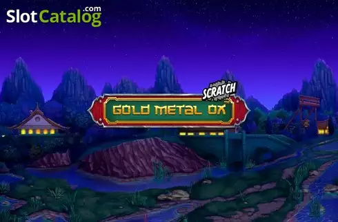 Gold Metal Ox Scratch Siglă