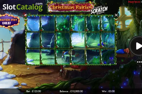 Captura de tela2. Christmas Fairies Scratch slot
