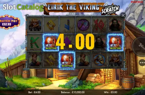 Bildschirm4. Eirik the Viking Scratch slot