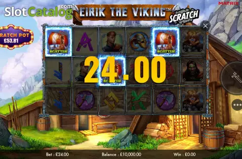 Bildschirm6. Eirik the Viking Scratch slot