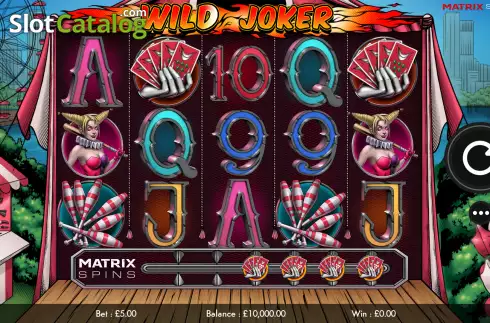 Reel screen. Wild Joker slot