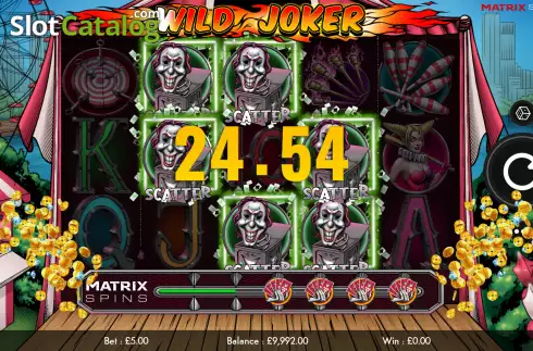 Win screen 2. Wild Joker slot