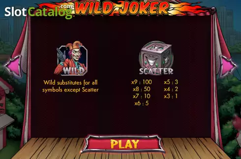 Ekran7. Wild Joker yuvası