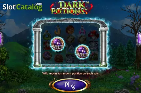 Wild screen. Dark Potions slot