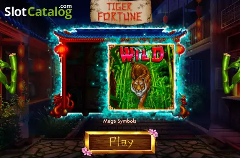Start Screen. Tiger Fortune slot