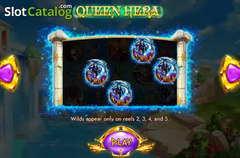 Wild Symbol screen. Queen Hera slot