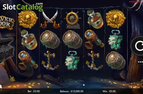 Game screen. Silver Hook slot