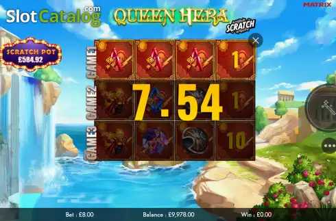 Captura de tela4. Queen Hera Scratch slot