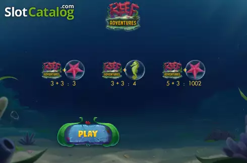画面5. Reef Adventures Scratch カジノスロット