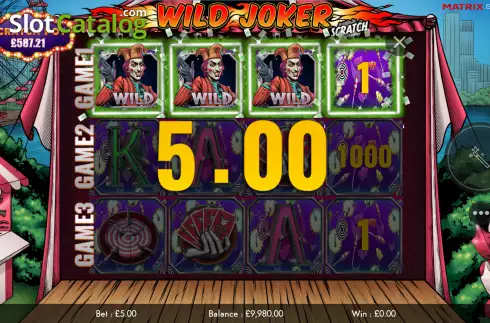 Ecran4. Wild Joker Scratch slot