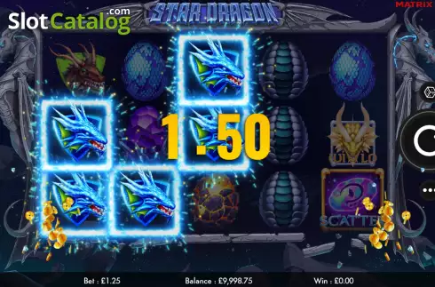 Win screen 2. Star Dragon slot