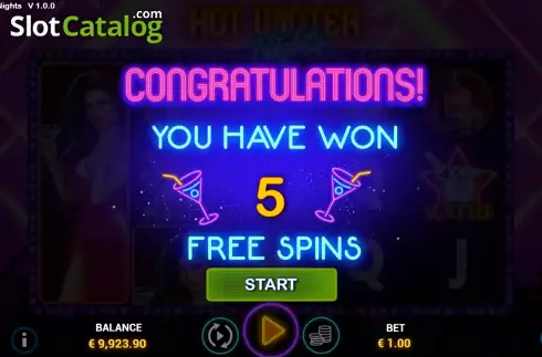 Free Spins Game screen 2. Hot Winter Nights slot