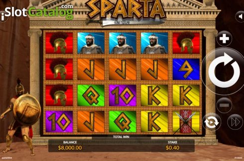 Reel screen. Sparta (Maverick) slot