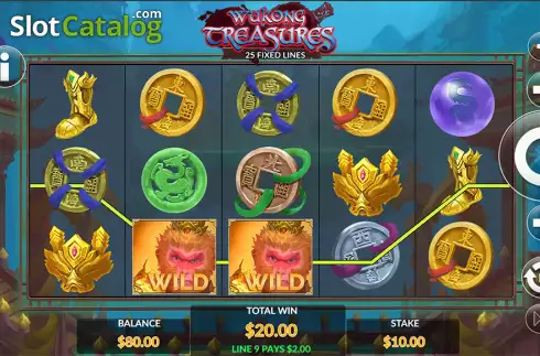 Bildschirm6. Wukong Treasures slot