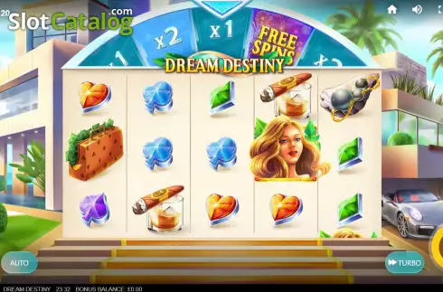 Reels Screen. Dream Destiny slot